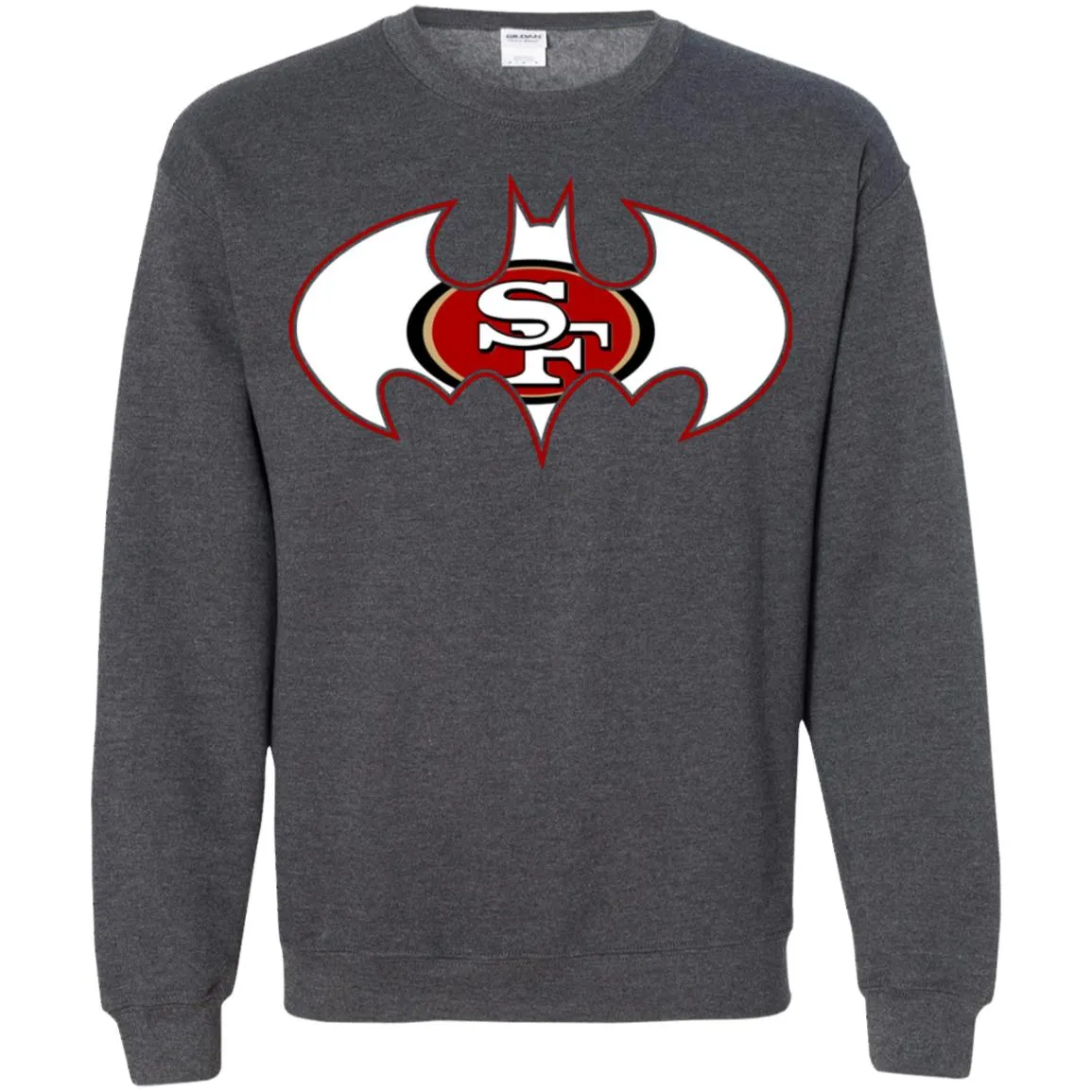 We Are The San Francisco 49ers Batman Nfl Mashup Crewneck Pullover Sweatshirt