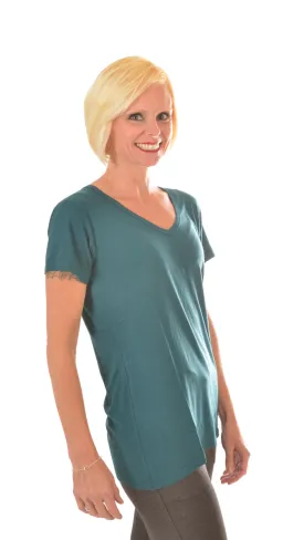 Women Wayi Bamboo V-neck T-shirt